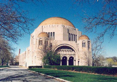 The Temple on Ansel Road, looking north